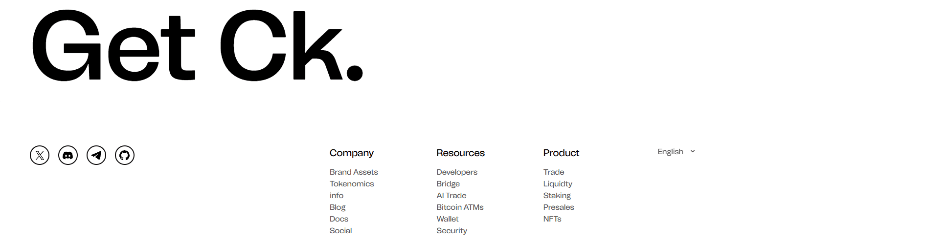 CK Finance Footer