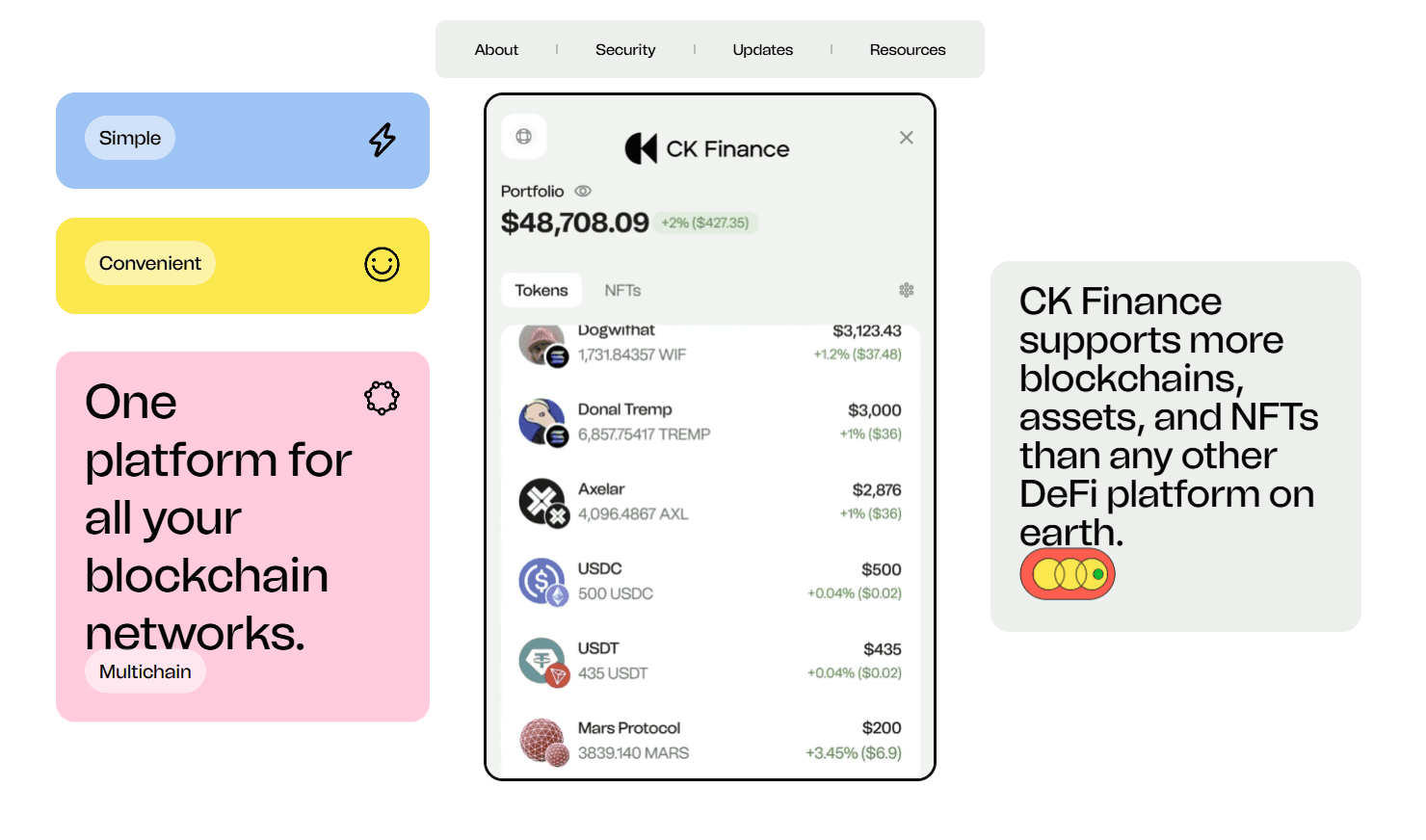 CK Finance Homepage